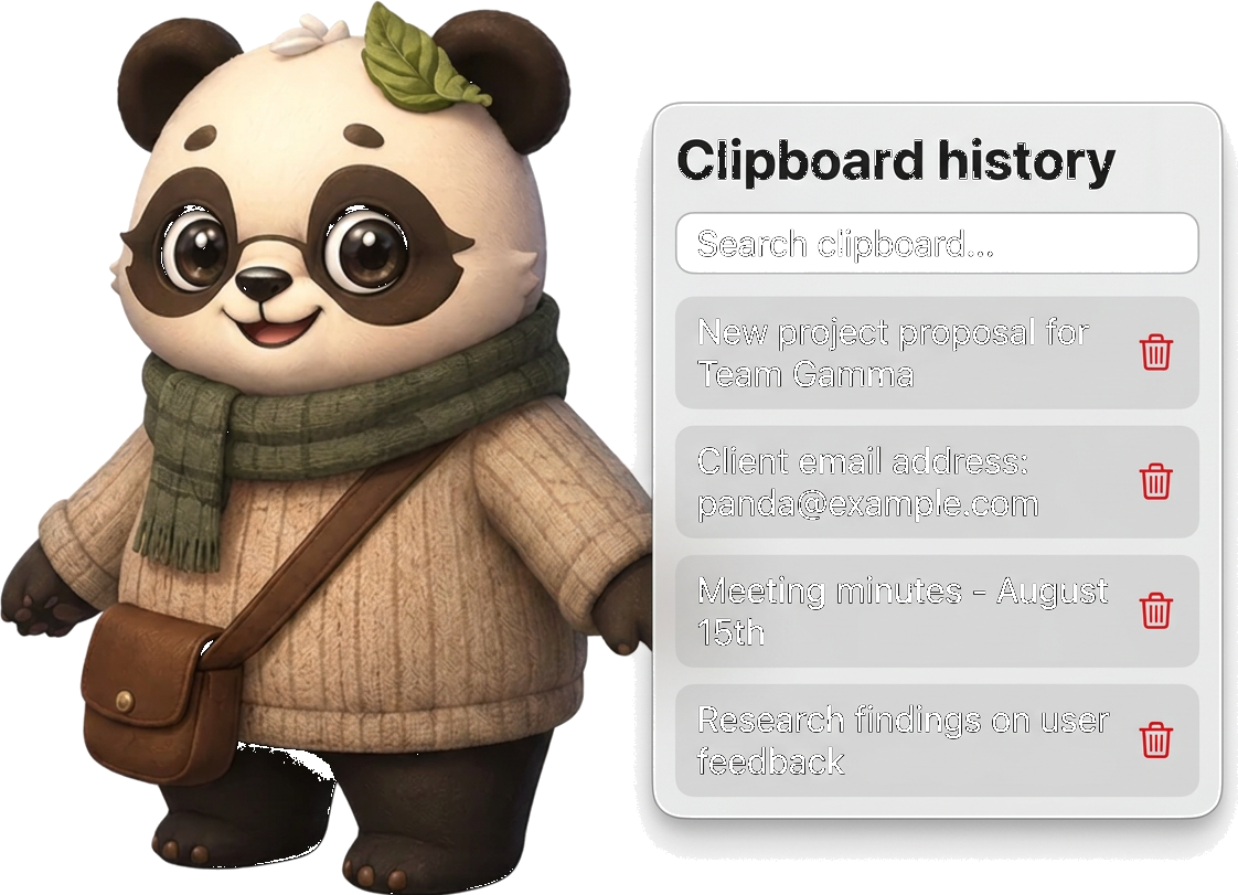 Infinite Searchable Clipboard